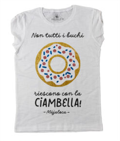 Ciambella • T-Shirt chic donna  • glitter