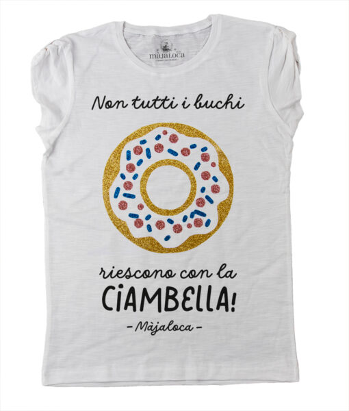 Ciambella • T-Shirt chic donna  • glitter